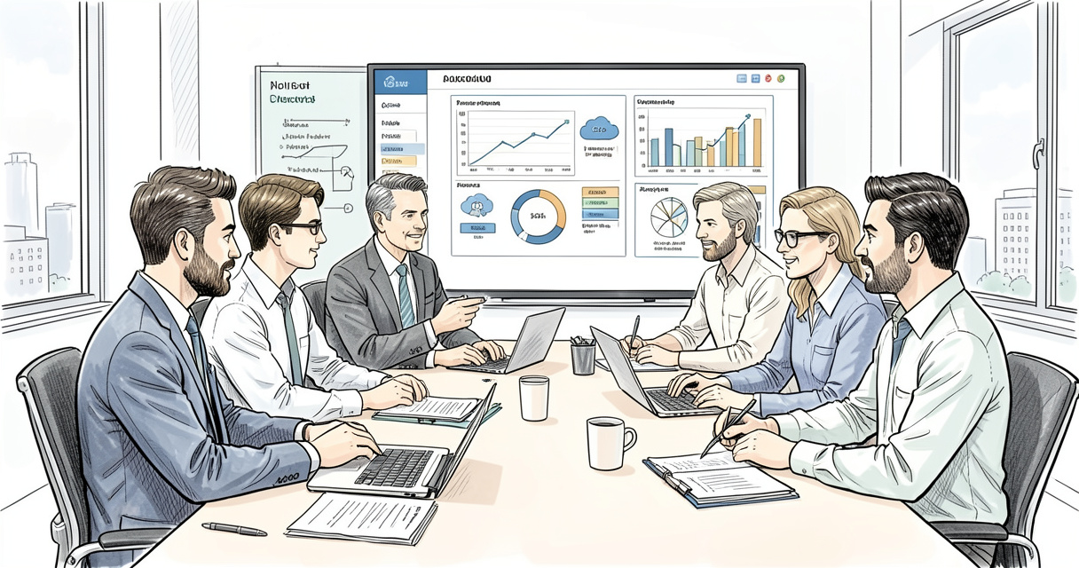 Consultant comparing digital transformation consulting services and ROI